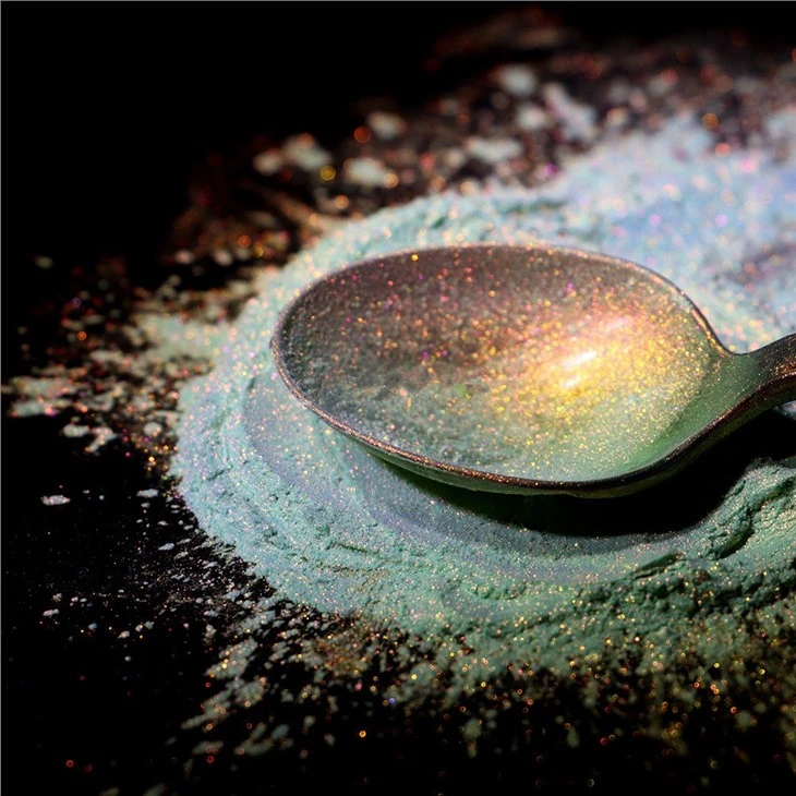 Polarized Color Glitter Neon Eye Shadow Optical Chameleon Pearl Powder Polarized Color Glitter Neon Eye Shadow Optical Chameleon Pearl Powder